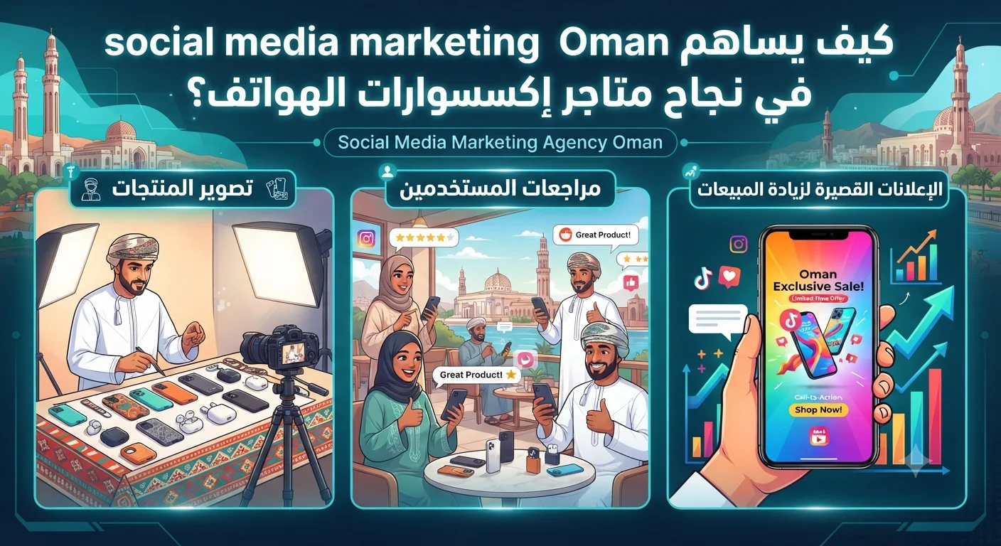 كيف يساهم Social Media Marketing Agency Oman في نجاح متاجر إكسسوارات الهواتف؟